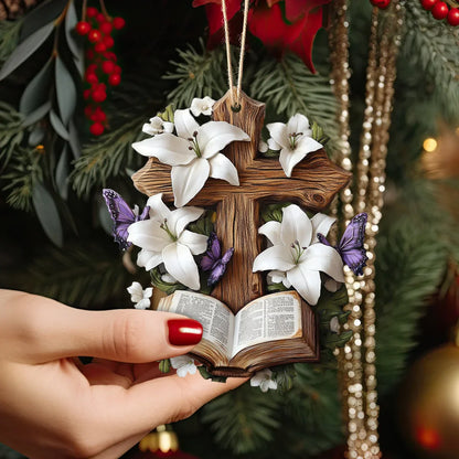 Shineful 2D Acrylic Ornament Faith & Pages