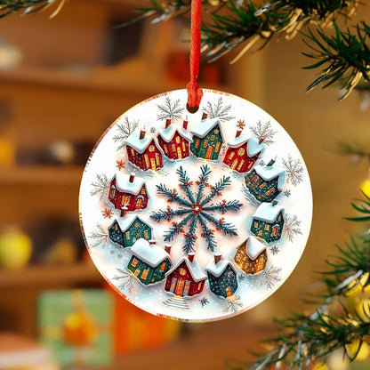 Shineful Acrylic Ornament Cozy Hometown