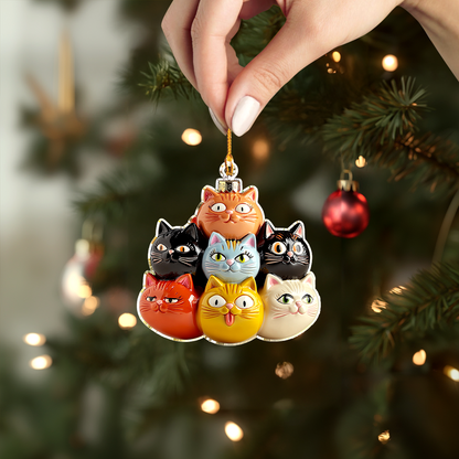 Shineful 2D Acrylic Ornament Cat-itude Cat Lover