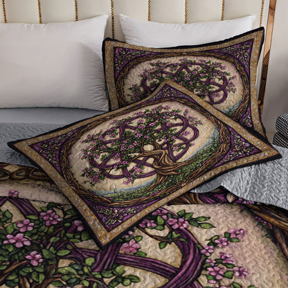 Shineful All Season Quilt 3-Piece Set Vitality Blossom