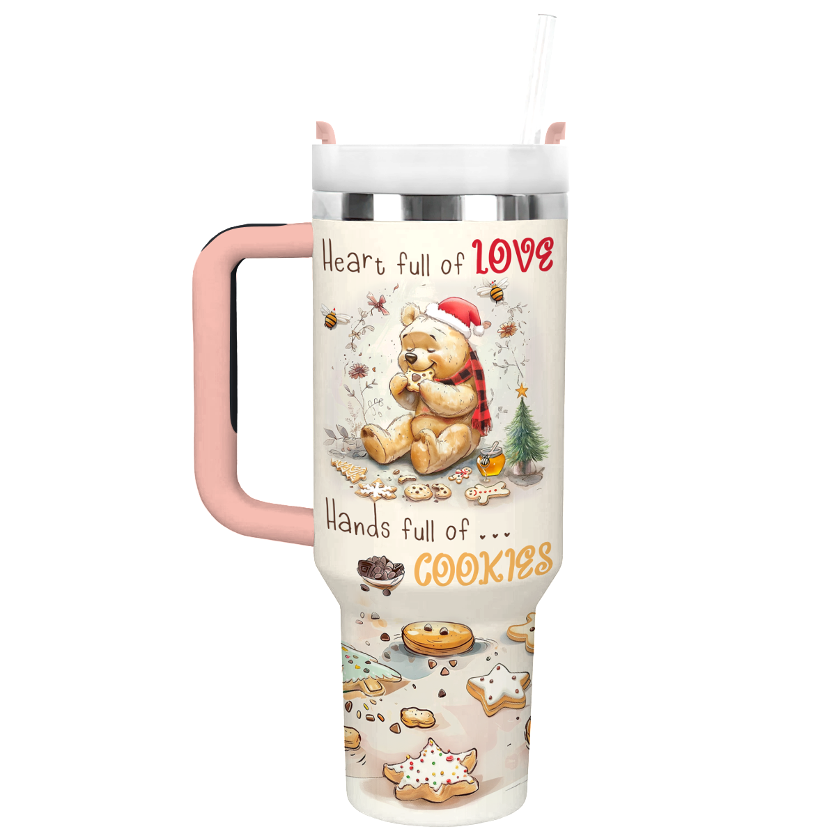 Shineful Tumbler Winnie Christmas Cookie Lover