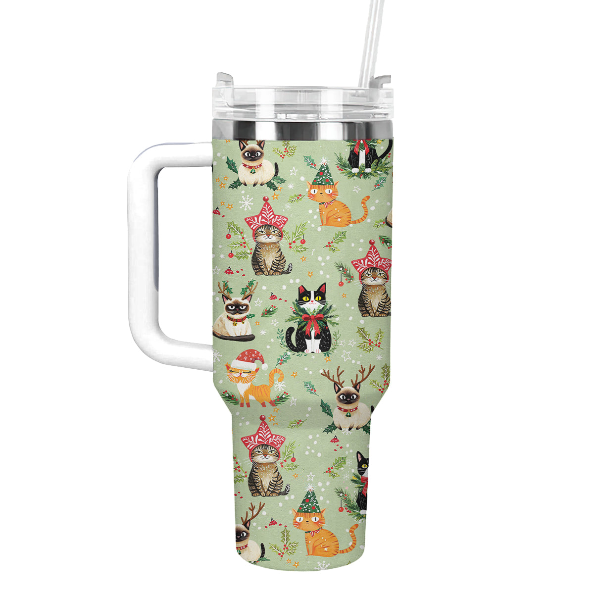 Shineful Tumbler Christmas Cats