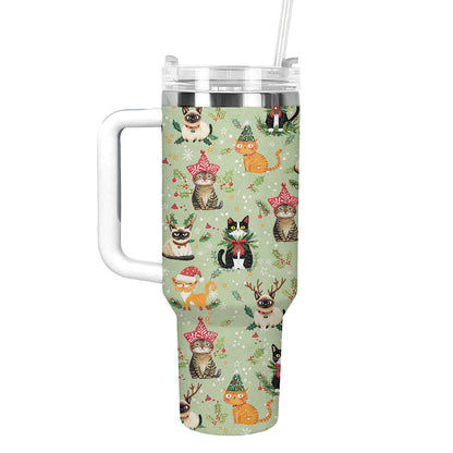 Shineful Tumbler Christmas Cats