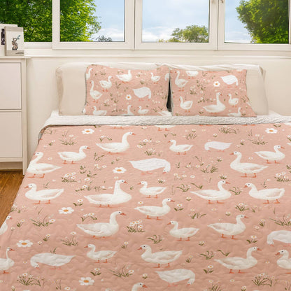 Shineful All Season Quilt 3-Piece Set Goosey Days