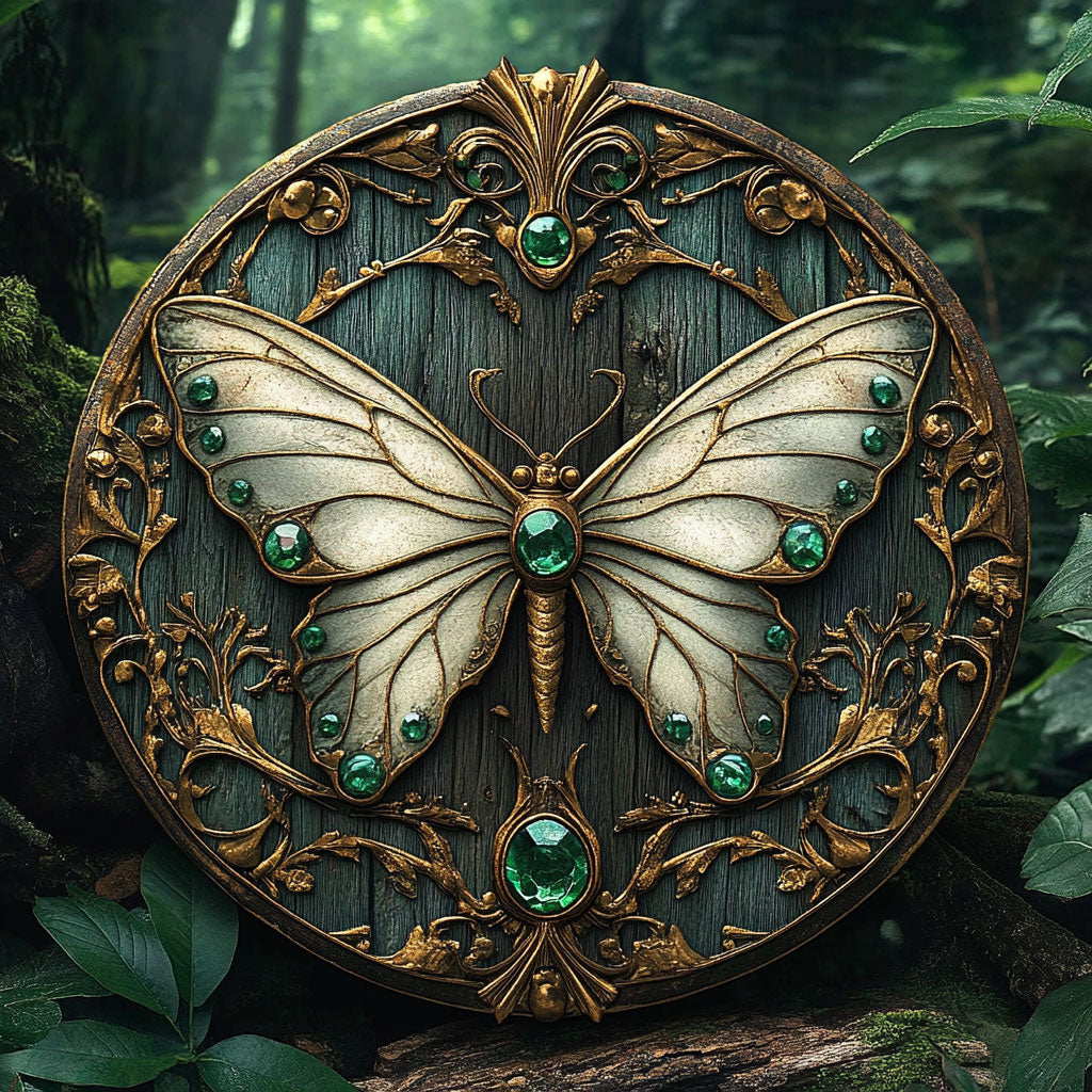 Shineful 2D Metal Sign Charming Butterfly