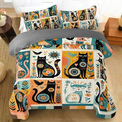 Shineful All Season Quilt 3-Piece Set Catnip Cottage