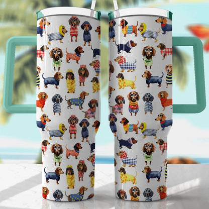 Shineful Tumbler Elegant Dachshunds Stylist