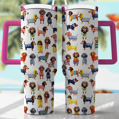 Shineful Tumbler Elegant Dachshunds Stylist