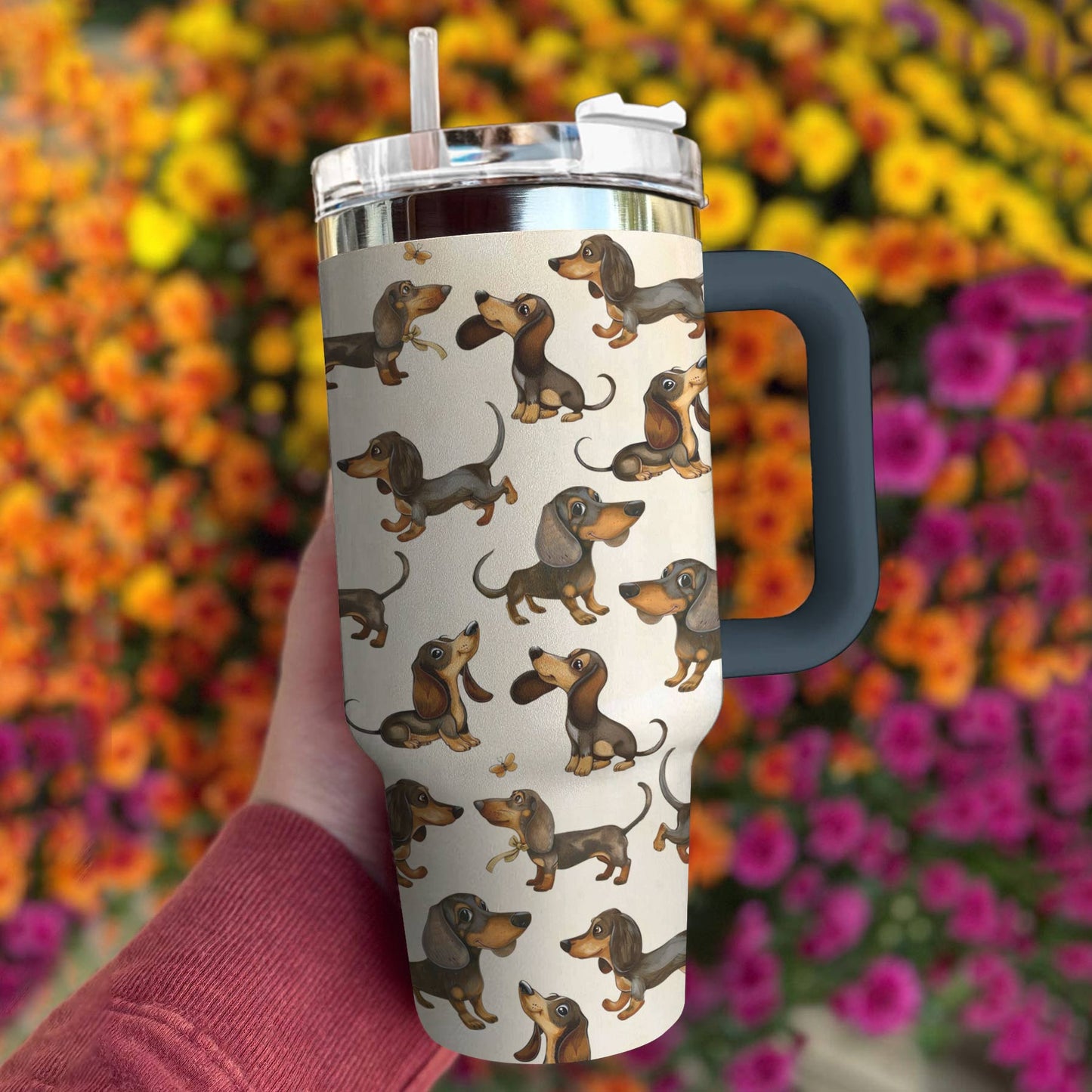 Shineful Tumbler Cozy Dachshunds