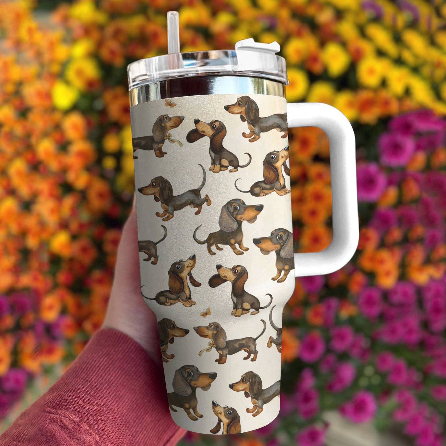 Shineful Tumbler Cozy Dachshunds