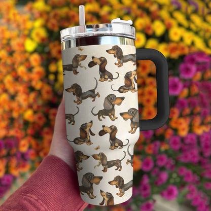 Shineful Tumbler Cozy Dachshunds