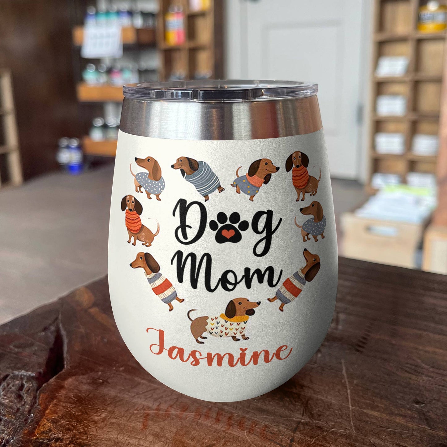 Shineful Wine Tumbler Happy Momlife