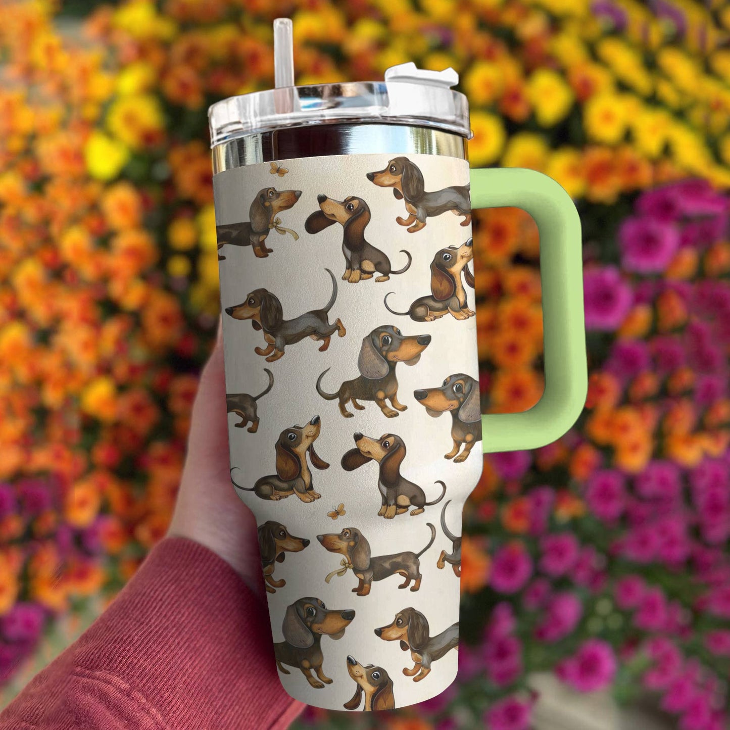 Shineful Tumbler Cozy Dachshunds