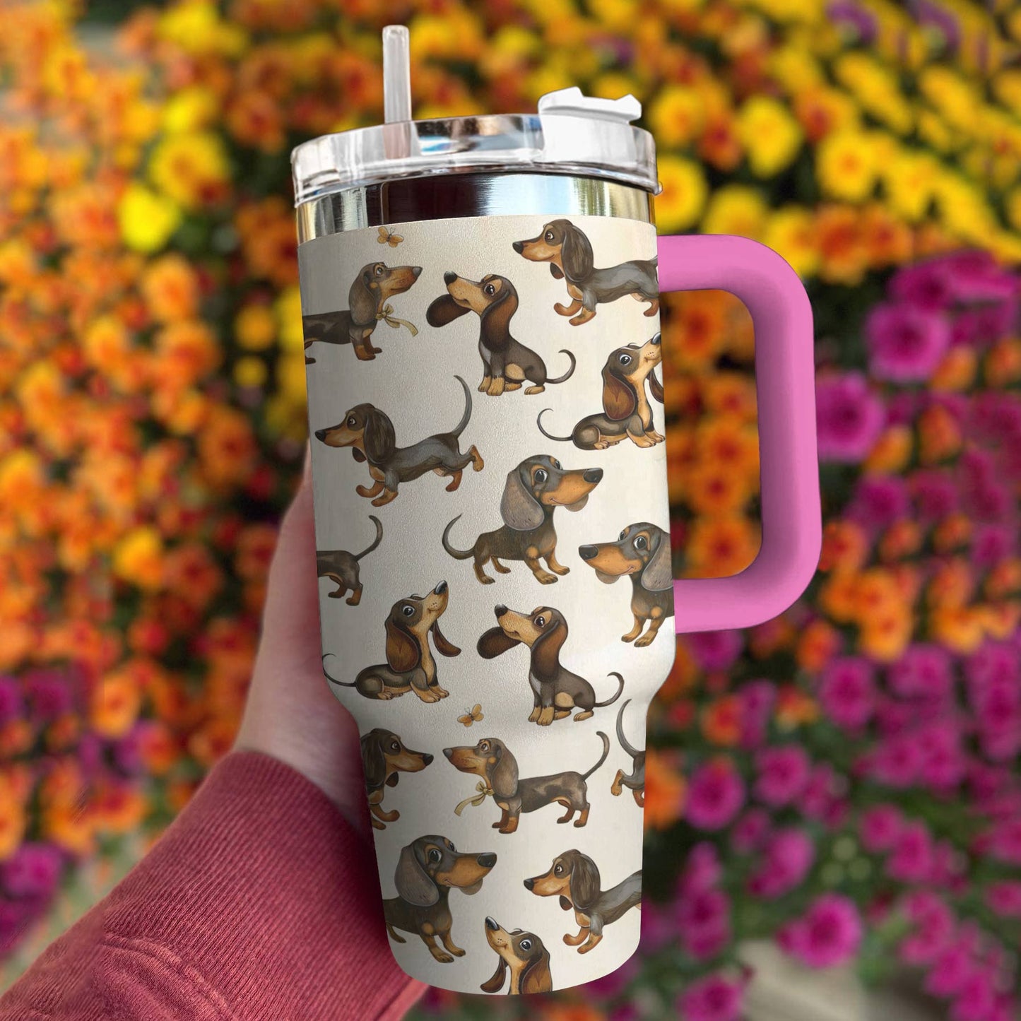 Shineful Tumbler Cozy Dachshunds