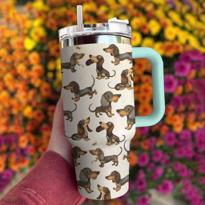 Shineful Tumbler Cozy Dachshunds