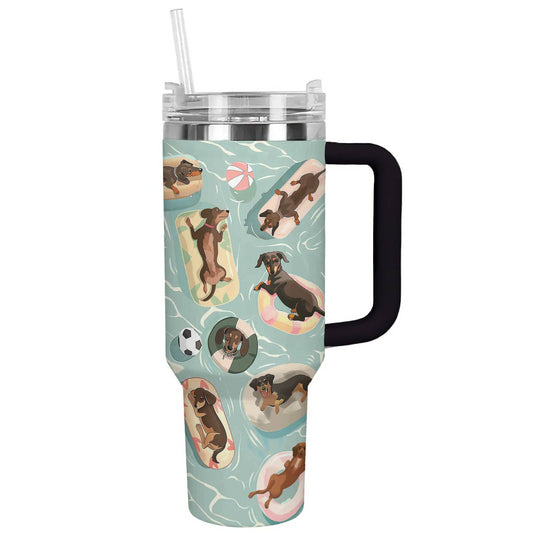 Shineful Tumbler Swimming Dachshunds