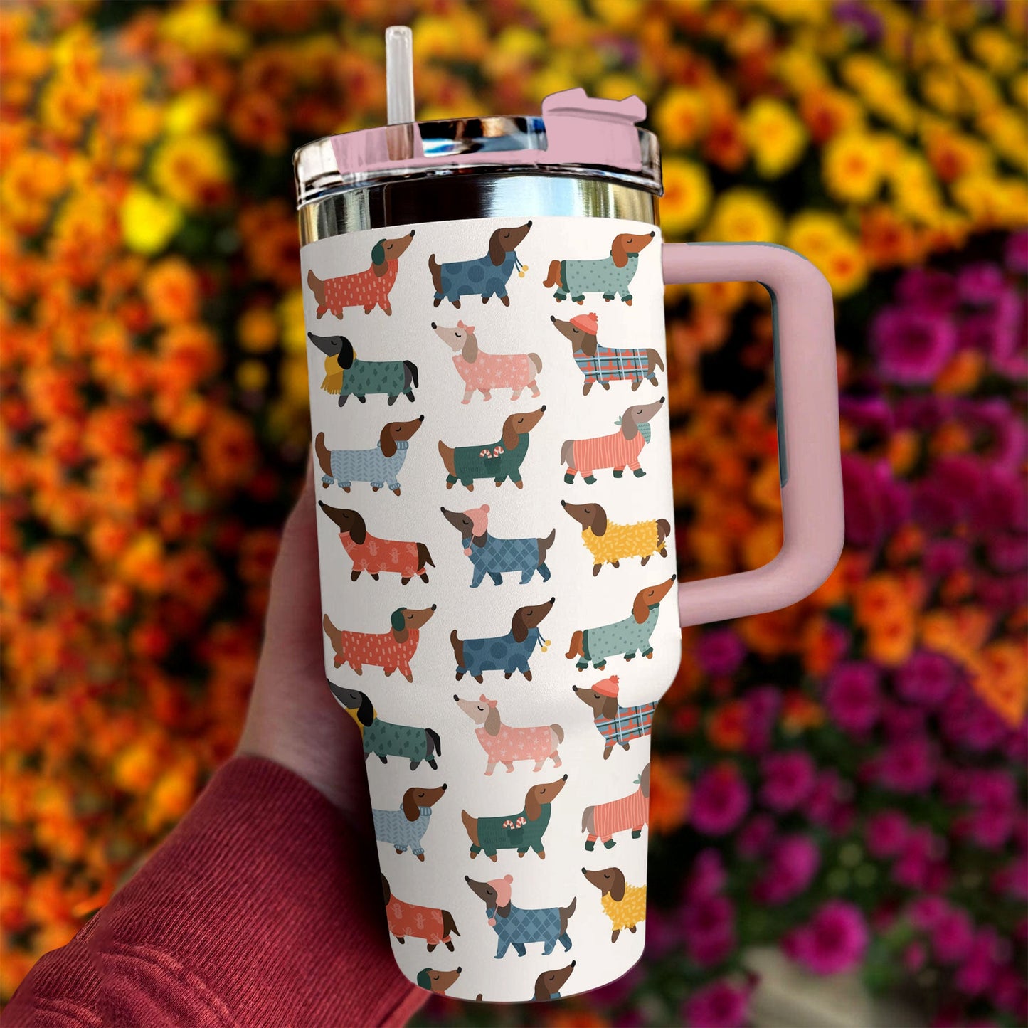 Shineful Tumbler - Cozy Dachshund Sweater