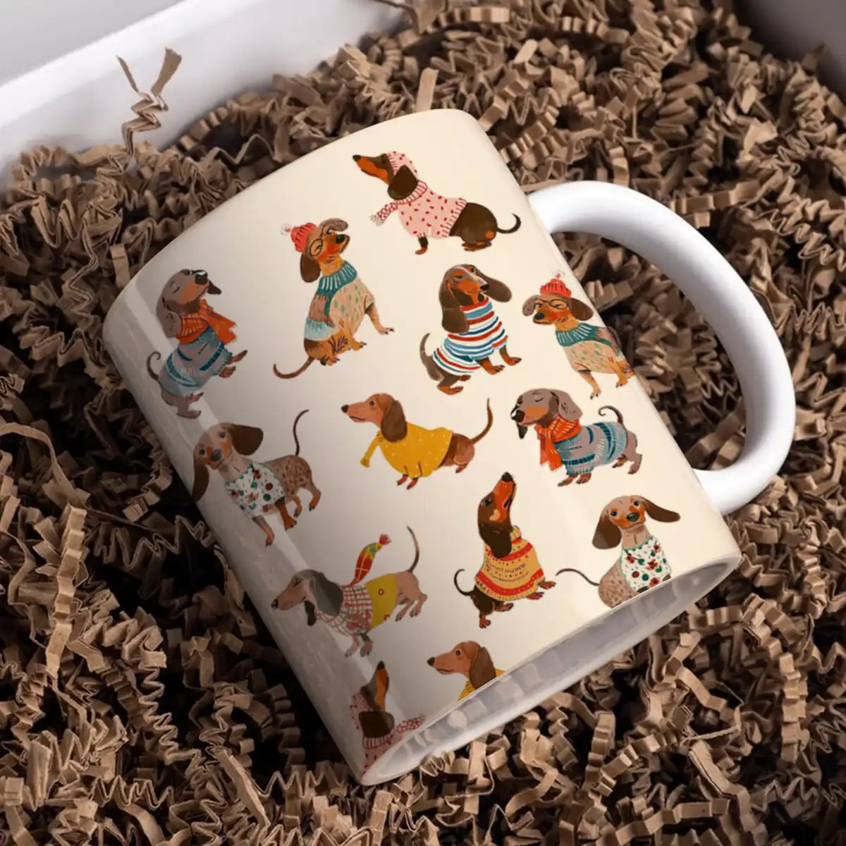 Shineful Ceramic Mug Fashion Dachshund