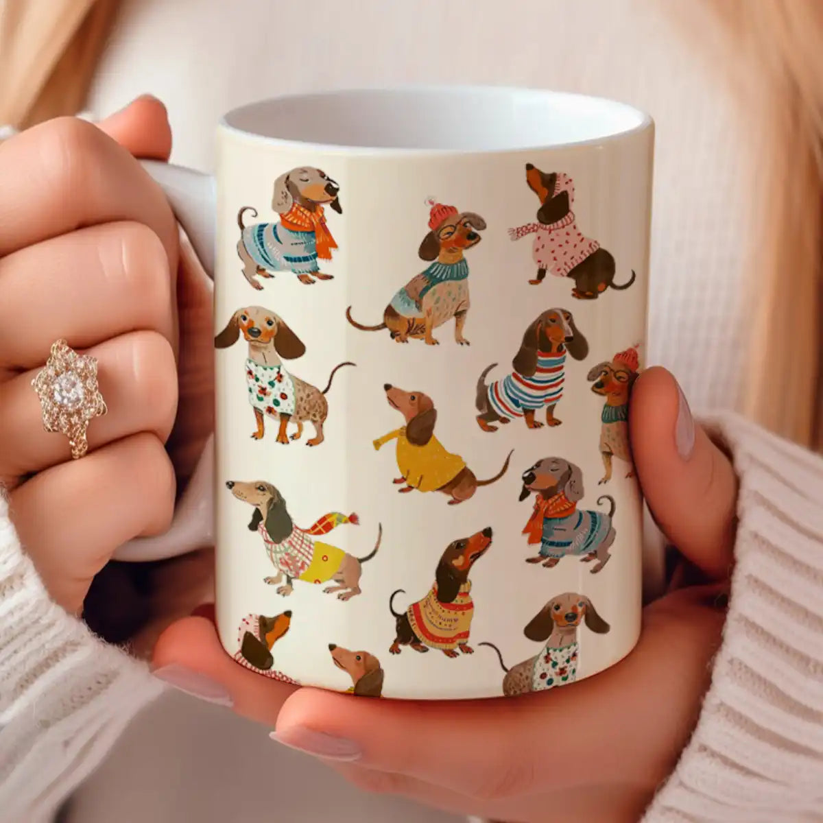 Shineful Ceramic Mug Fashion Dachshund