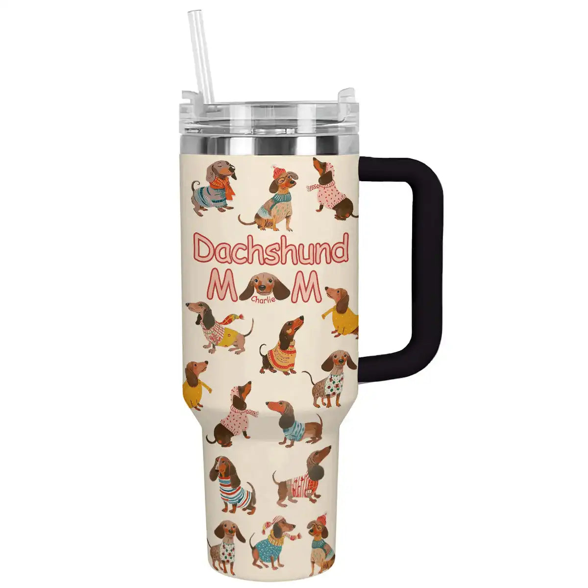 Shineful Tumbler Personalisieren Mode Dackel Mama