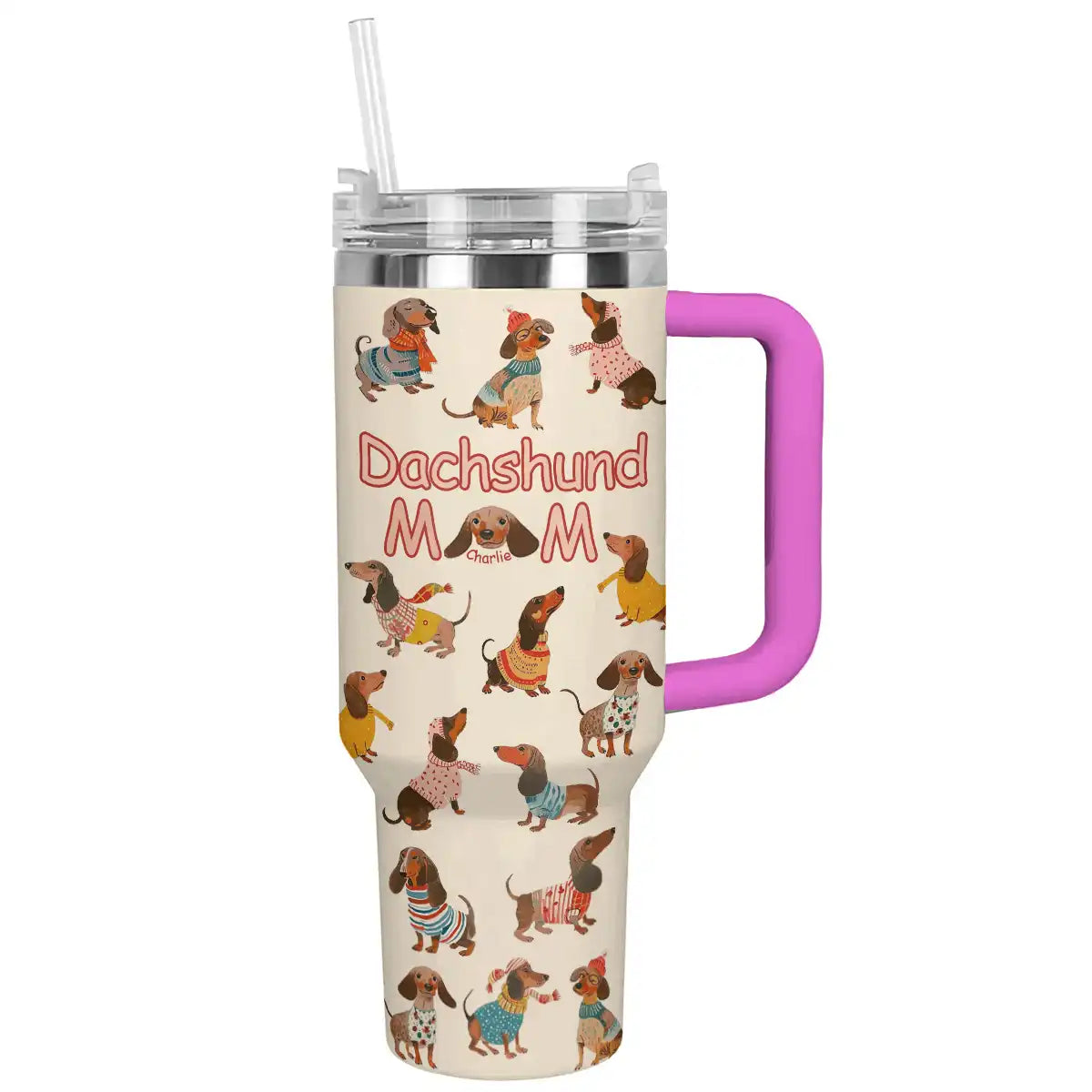 Shineful Tumbler Personalize Fashion Dachshund's Mom