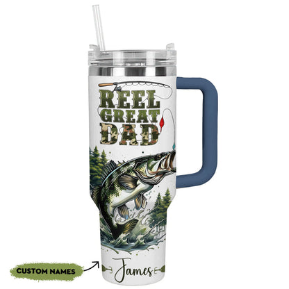 Shineful Tumbler Personalized Reel Great Dad