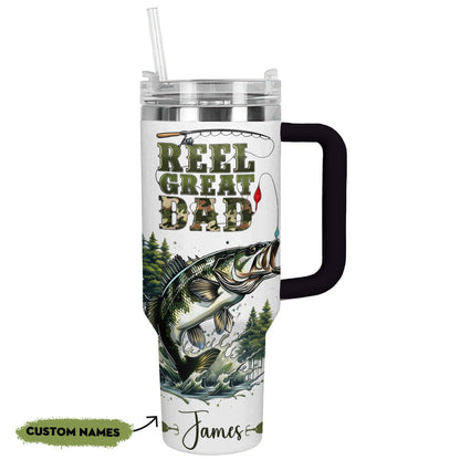 Shineful Tumbler Personalized Reel Great Dad