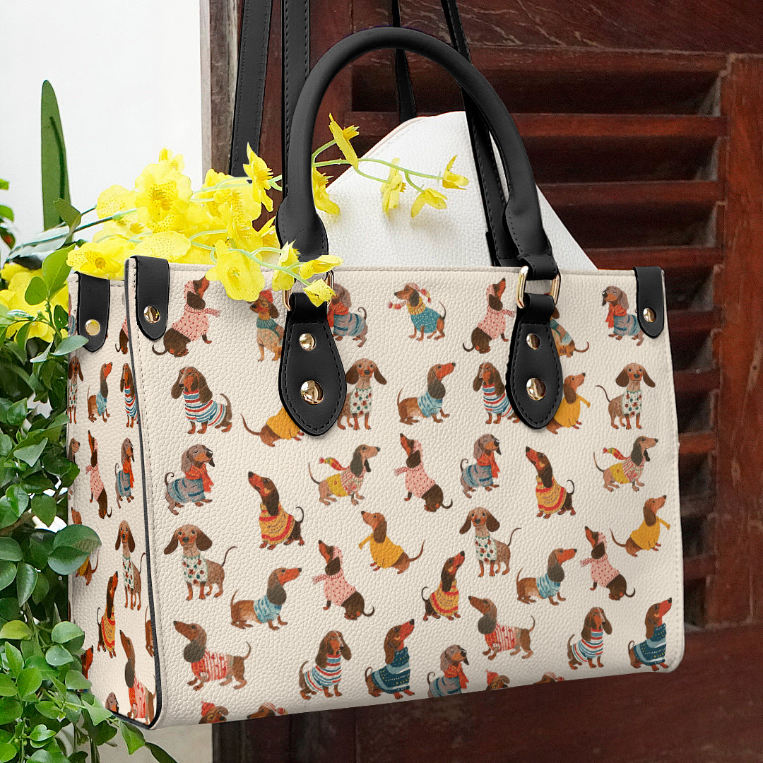 Shineful Leather Bag Dachshund Fashion Wiener