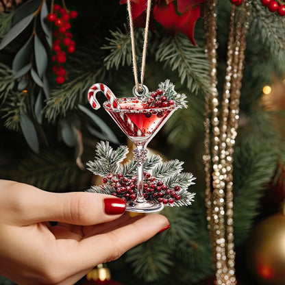 Shineful Acrylic Ornament Merry Martini Delight