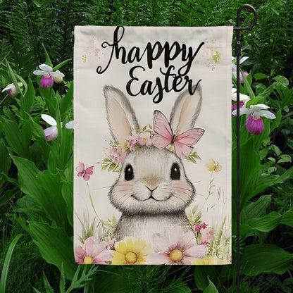 Shineful Garden Flag 12" x 18" Bunny Sunshine Hopper