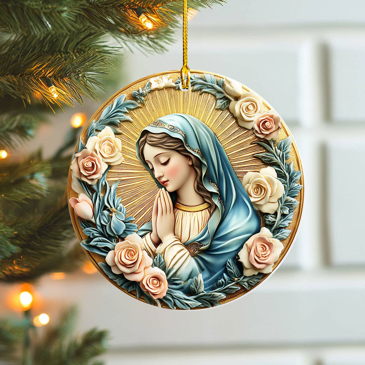 Shineful 2D Acrylic Ornament Blessed Serenity