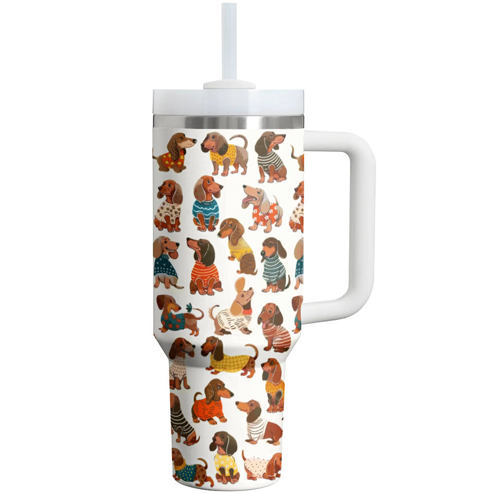 Dachshund Tumbler Shineful Sassy Sausages