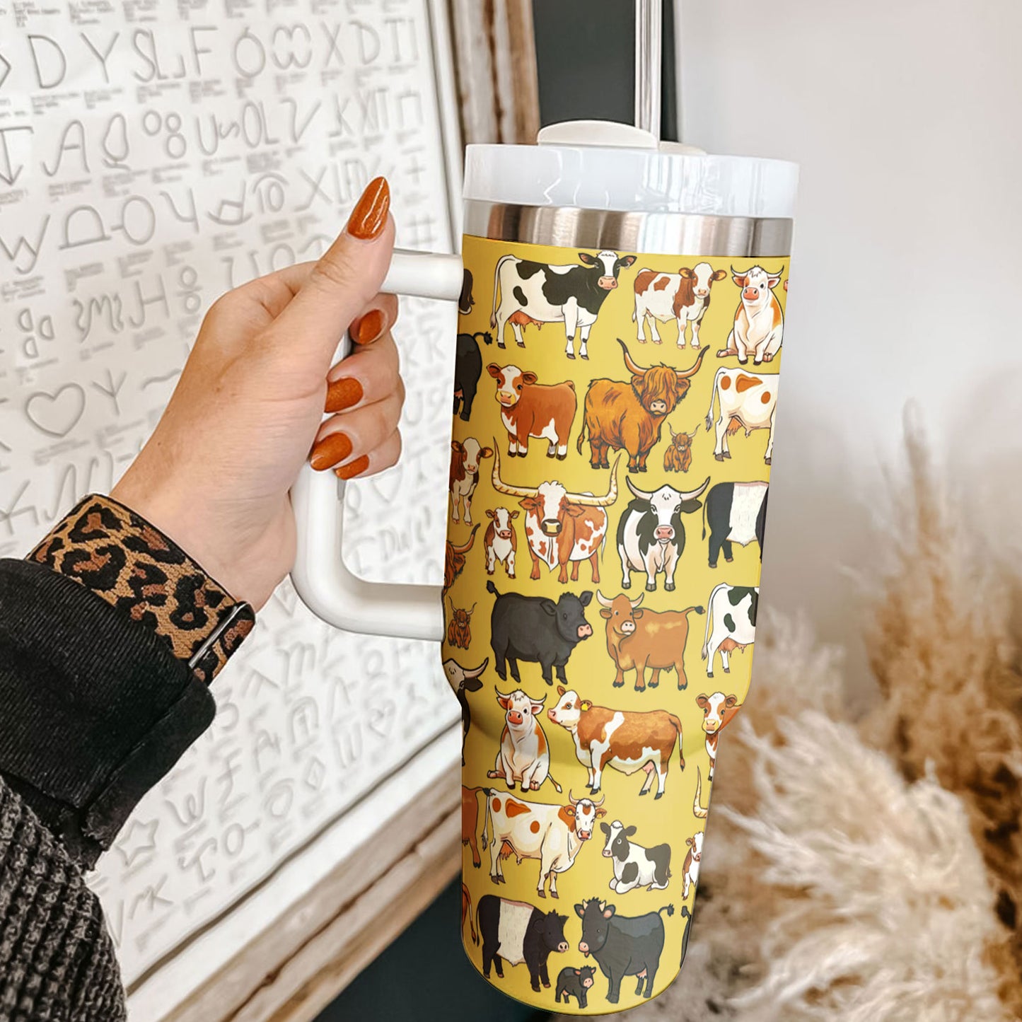 Cow Lovers Tumbler Shineful Cute Cow Crew