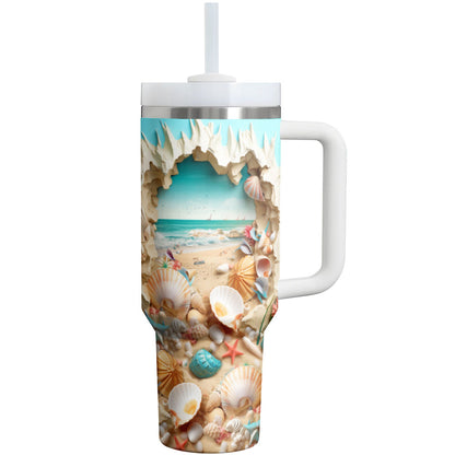 Beach Tumbler Shineful Ocean Vista