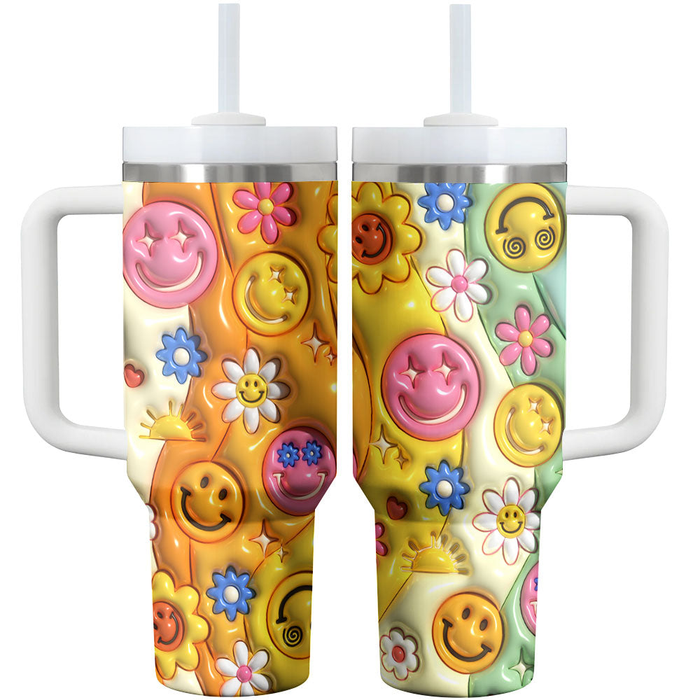 Shineful Glossy Tumbler Rainbow Smiles