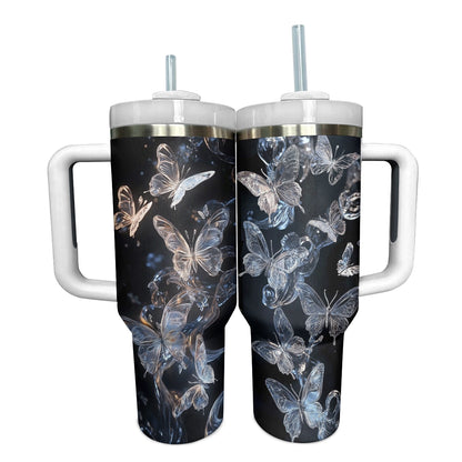 Shineful Glossy Tumbler Midnight Butterfly Glow