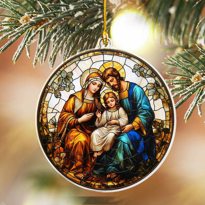 Shineful 2D Acrylic Ornament Holy Family Blessing - Pack Discount