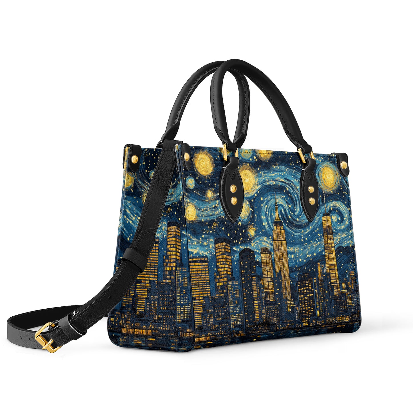 Shineful Leather Bag Starry Skyline