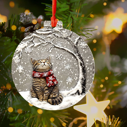 Shineful 2D Acrylic Ornament Cozy Cat