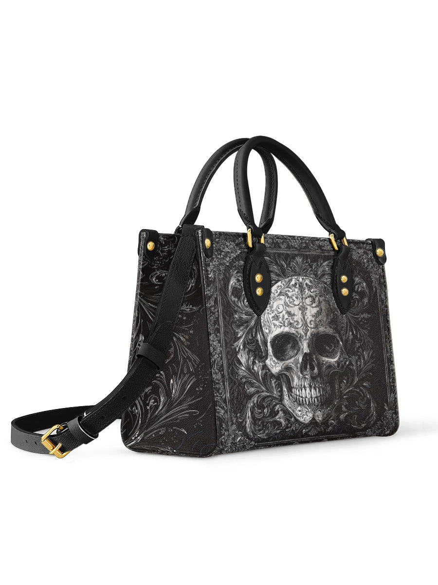 Shineful Leather Bag Mystic Shadows Skull