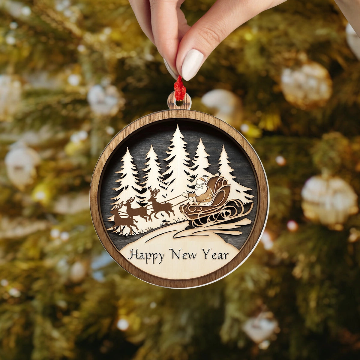 Shineful 2D Acrylic Ornament - Christmas Forest Frolic