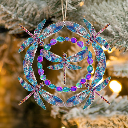 Shineful 2D Acrylic Ornament Enchanted Dragonfly Dreamcatcher