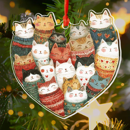 Shineful 2D Acrylic Ornament Feline Friends