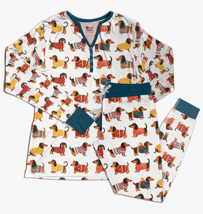 Shineful Pajama Sets Cute Dachshund