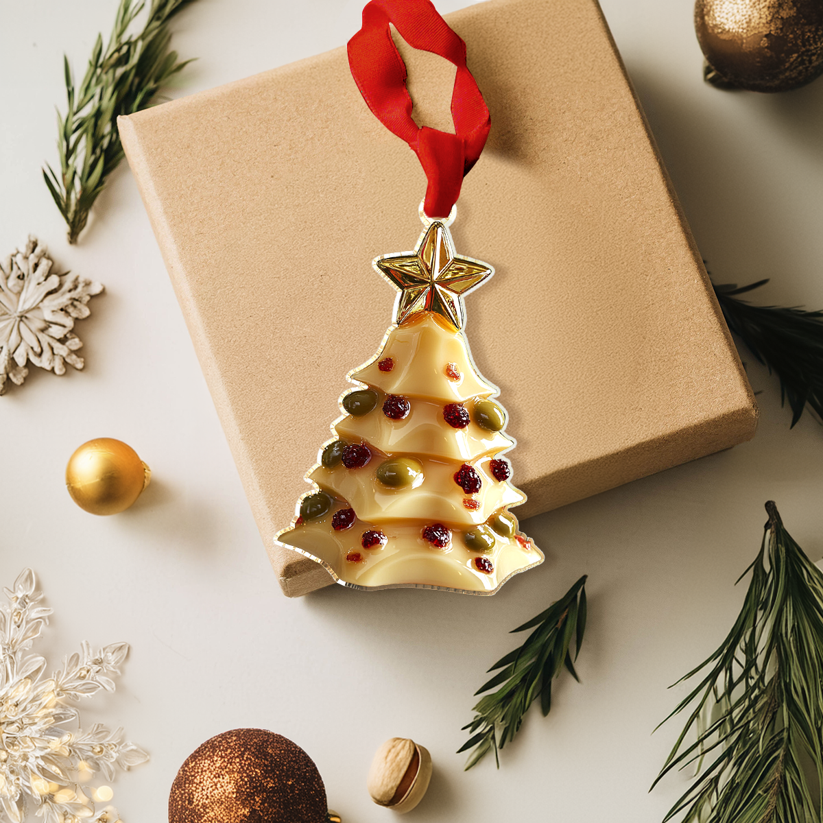 Shineful 2D Acrylic Ornament Cheesy Christmas Tree