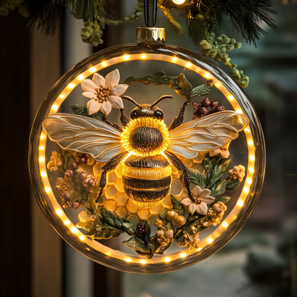 Shineful 2D Acrylic Ornament Radiant Bee