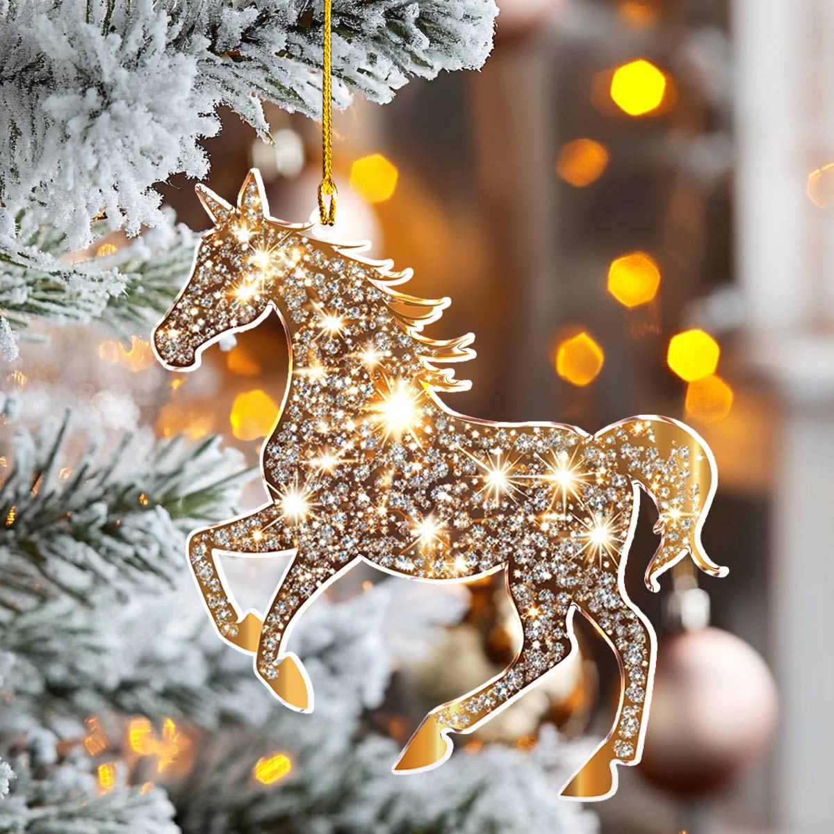 Shineful 2D Acrylic Ornament Twinkling Unicorn