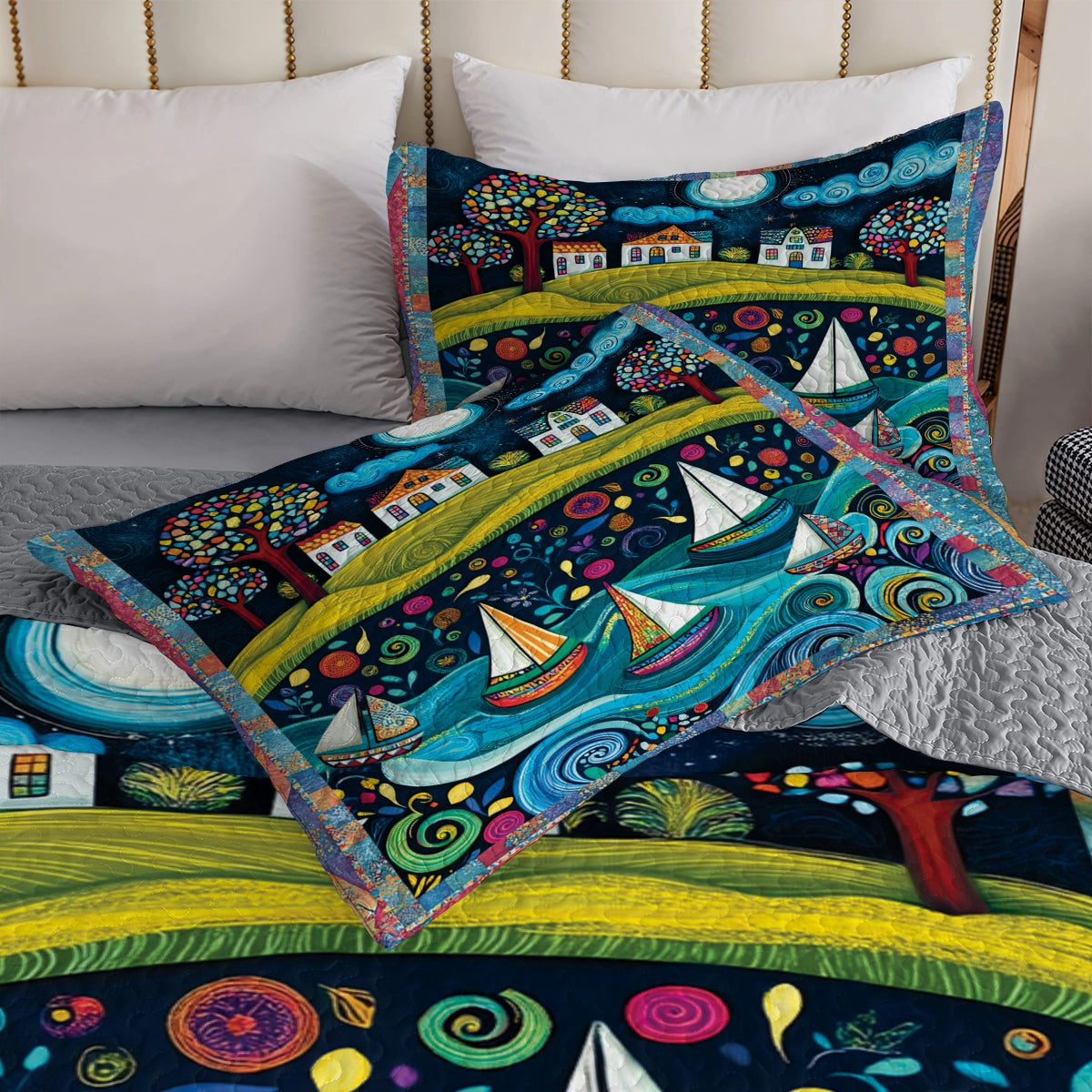 Shineful All Season Quilt 3-Piece Set - Sail into Dreamland