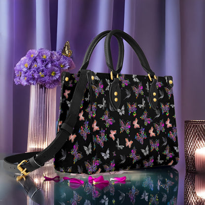 Shineful Leather Bag Gorgeous Butterflies