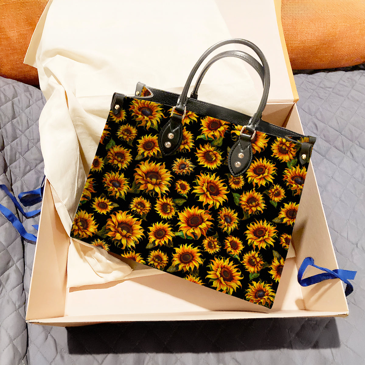 Sac en Cuir Brillant Sunburst Elegance